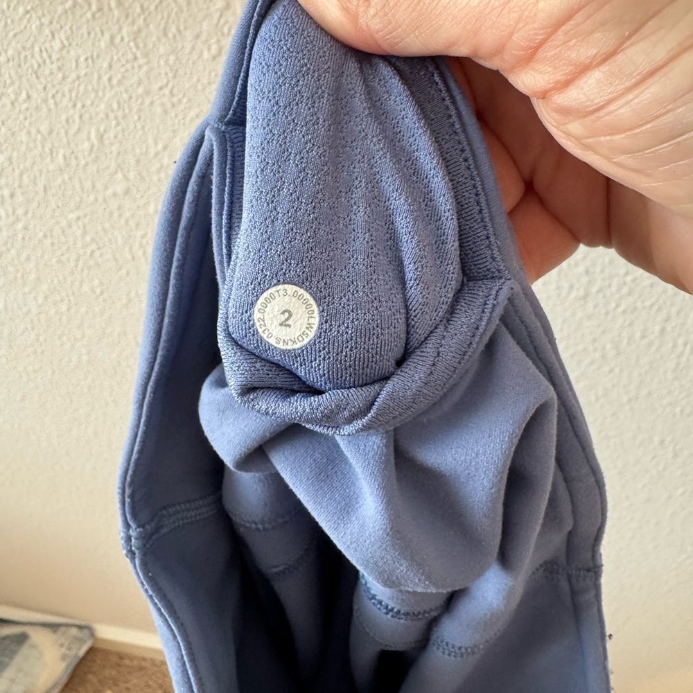 Lululemon Women's Scuba Quarter Zip Hoodie and Leggings Set Water Drop - Picture 7 of 8
